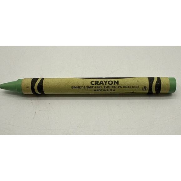 SEA GREEN Crayola Crayon Unused Binney & Smith New York Rare 1988 VTG USA - Picture 2 of 5